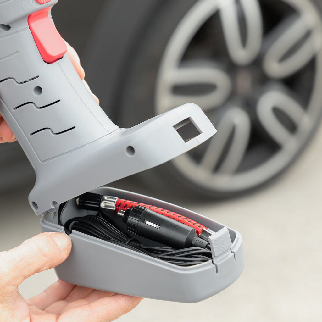 Nešiojamas automobilinis oro kompresorius su LED šviesa – 12V, 150 PSI | Airpro+ by InnovaGoods