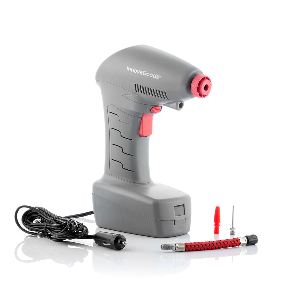 Nešiojamas automobilinis oro kompresorius su LED šviesa – 12V, 150 PSI | Airpro+ by InnovaGoods